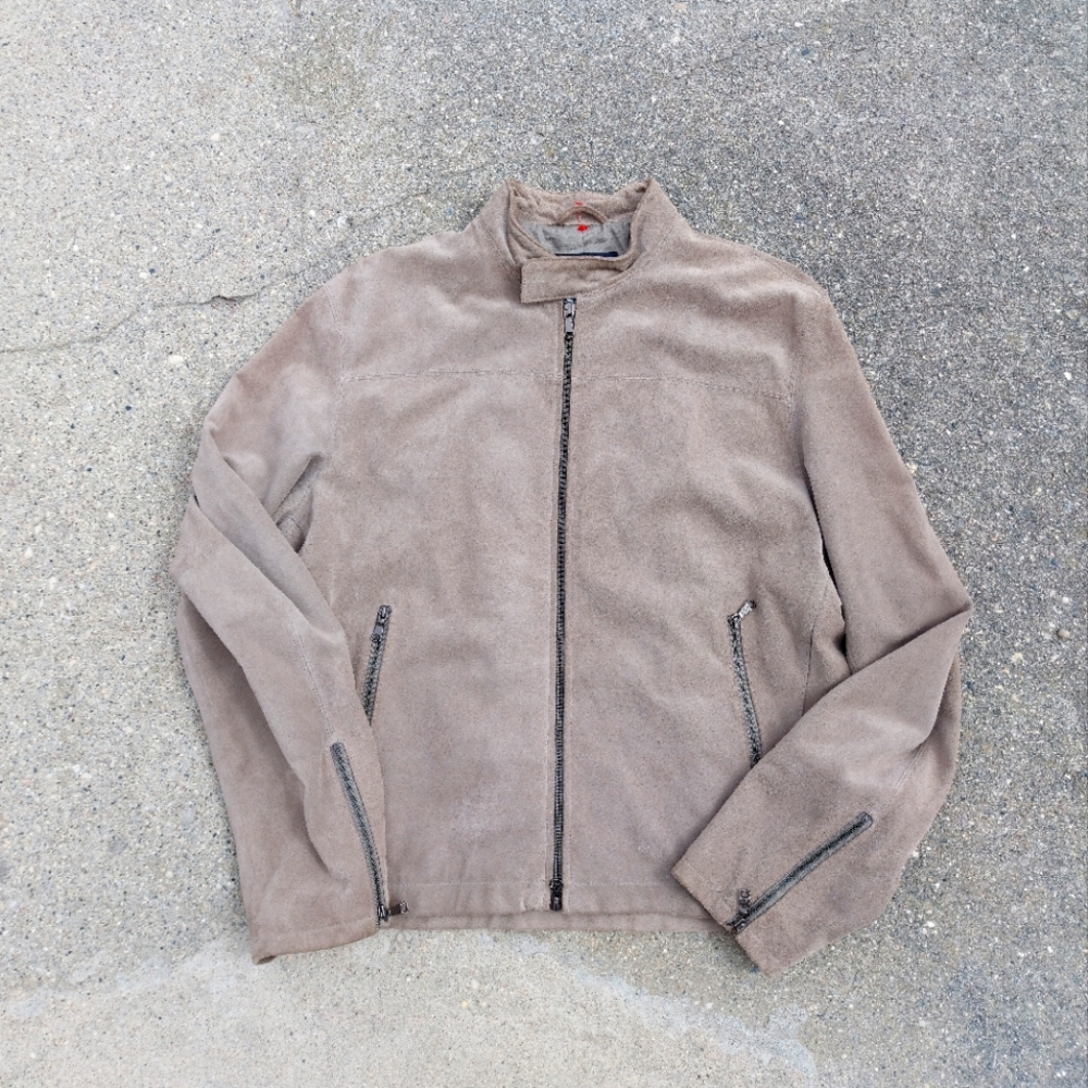 Suede Moto Jacket